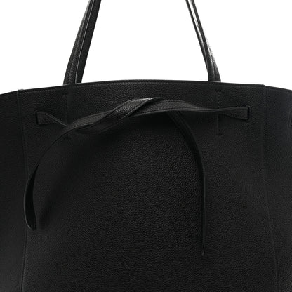 Celine Soft Grained Calfskin Medium Belt Cabas Phantom Black 8 of 10