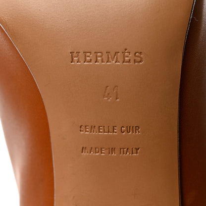 Hermes Heritage Calfskin Story Boots 41 Naturel 6 of 12