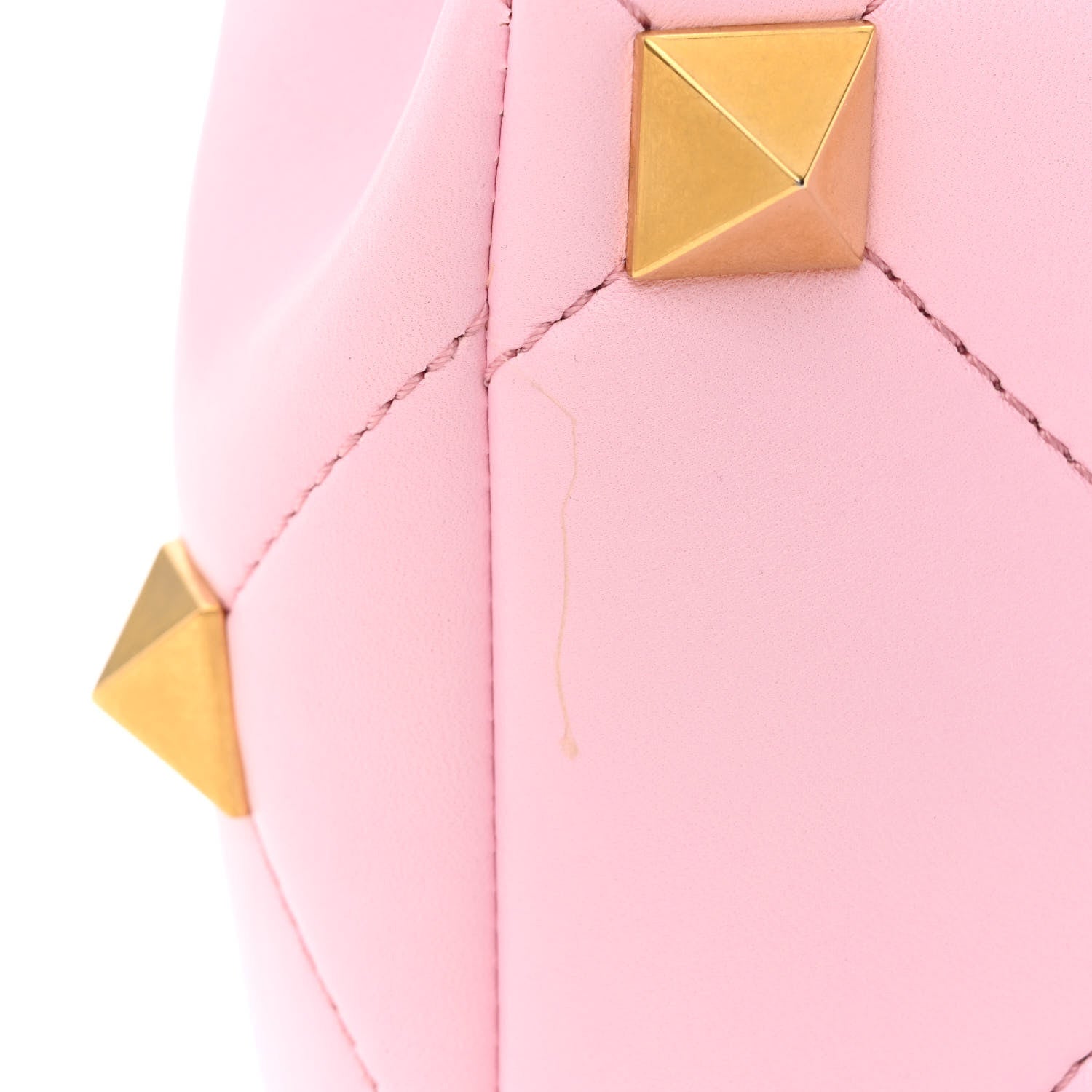 Valentino Garavani Nappa Medium Roman Stud Shoulder Bag Pink Borealis 11 of 13