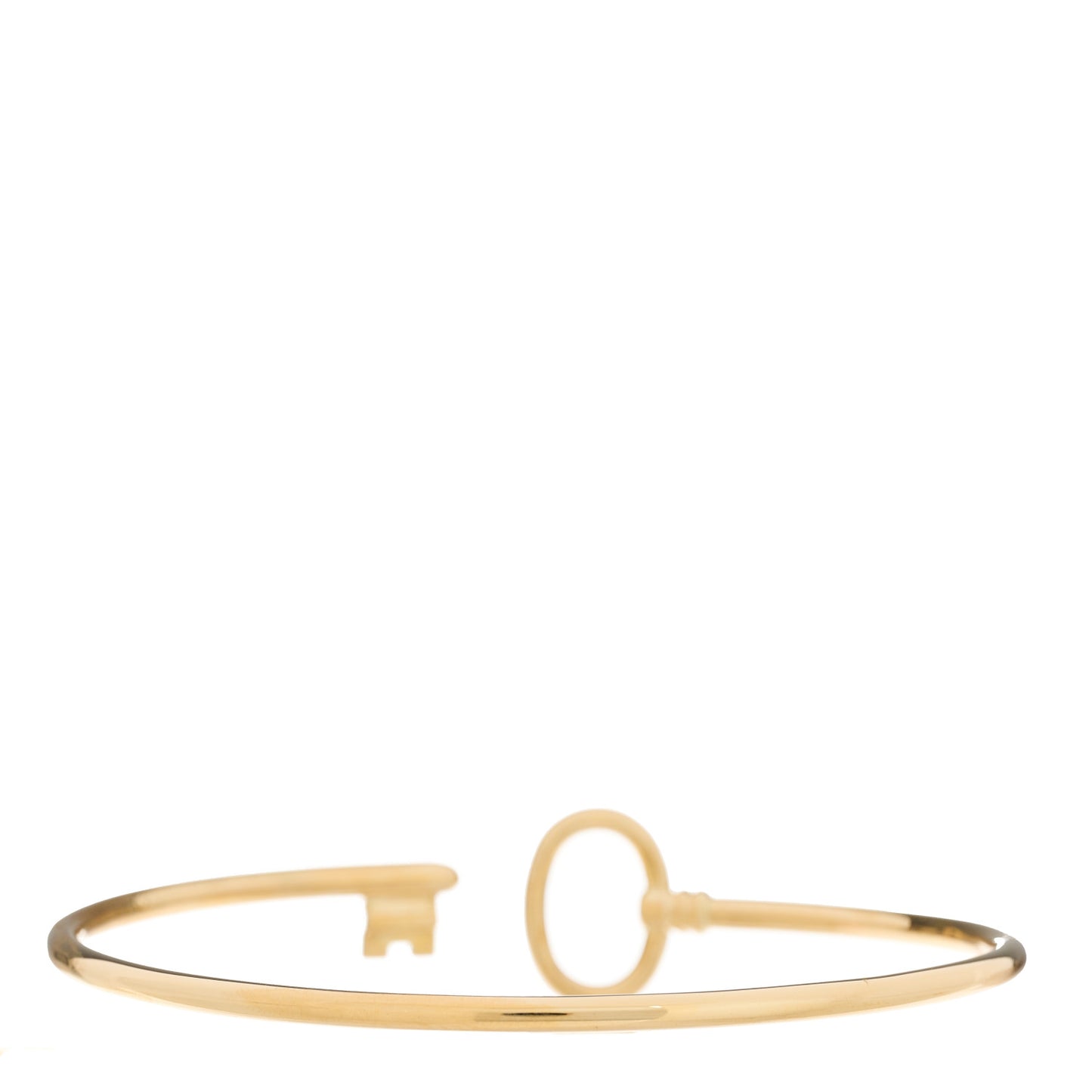18K Yellow Gold Keys Wire Bracelet