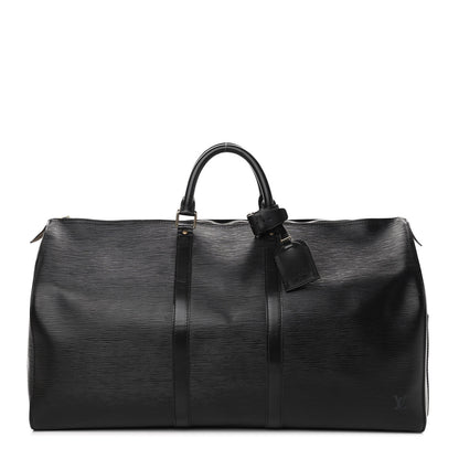 Louis Vuitton Epi Keepall 55 Black 1 of 23