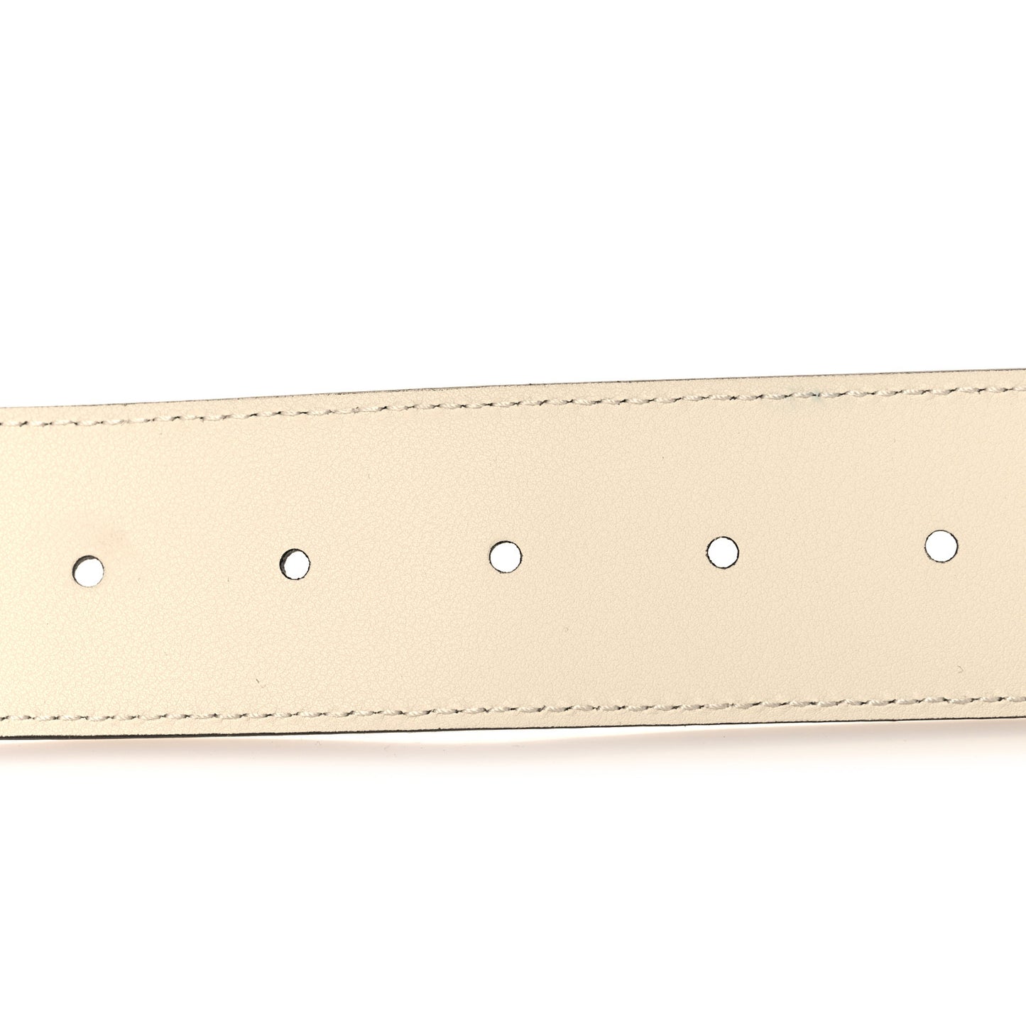 Calfskin Double G 40mm Belt 80 32 Mystic White