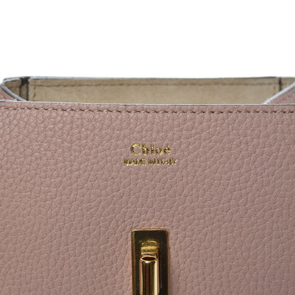 Chloe Grained Lambskin Nano Drew Shoulder Bag Cement Pink 6 of 6