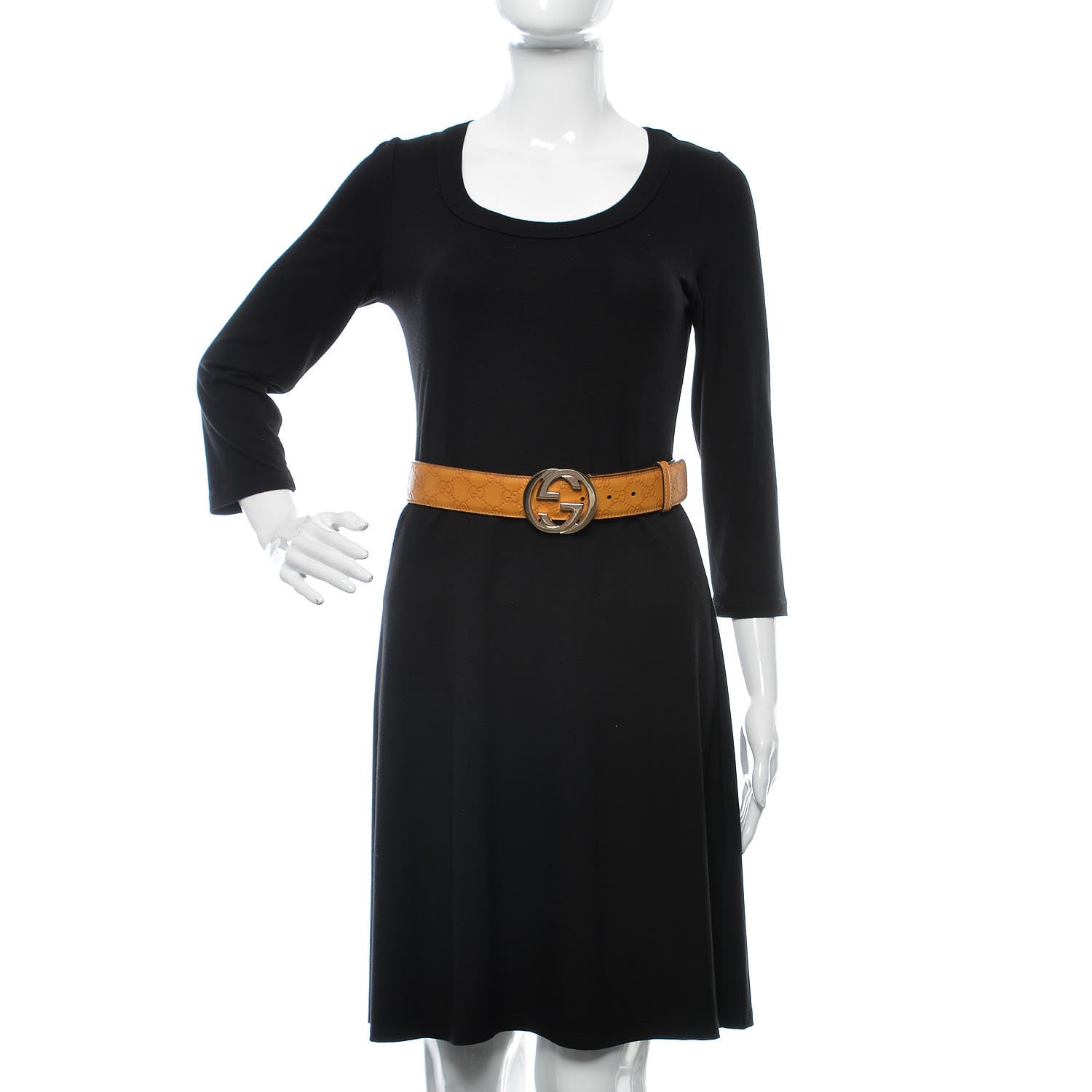 Gucci Guccissima Interlocking G Belt 75 30 Mustard 2 of 7