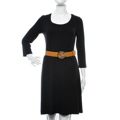 Gucci Guccissima Interlocking G Belt 75 30 Mustard 2 of 7