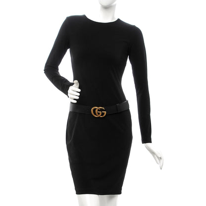 Gucci Calfskin Double G 40mm Belt 80 32 Black 2 of 6