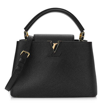 Louis Vuitton Taurillon Capucines PM Black 1 of 8