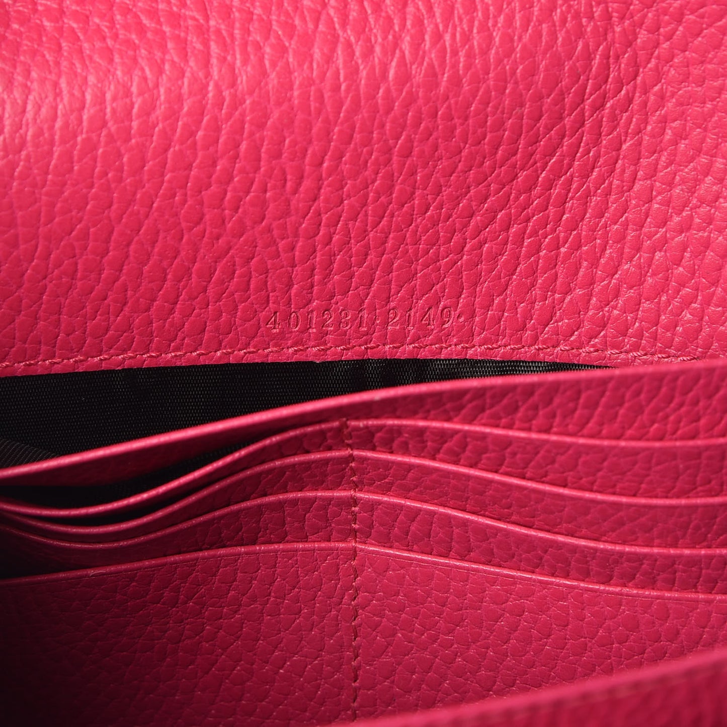 Dollar Calfskin Crystal Mini Dionysus Chain Wallet Box Pink