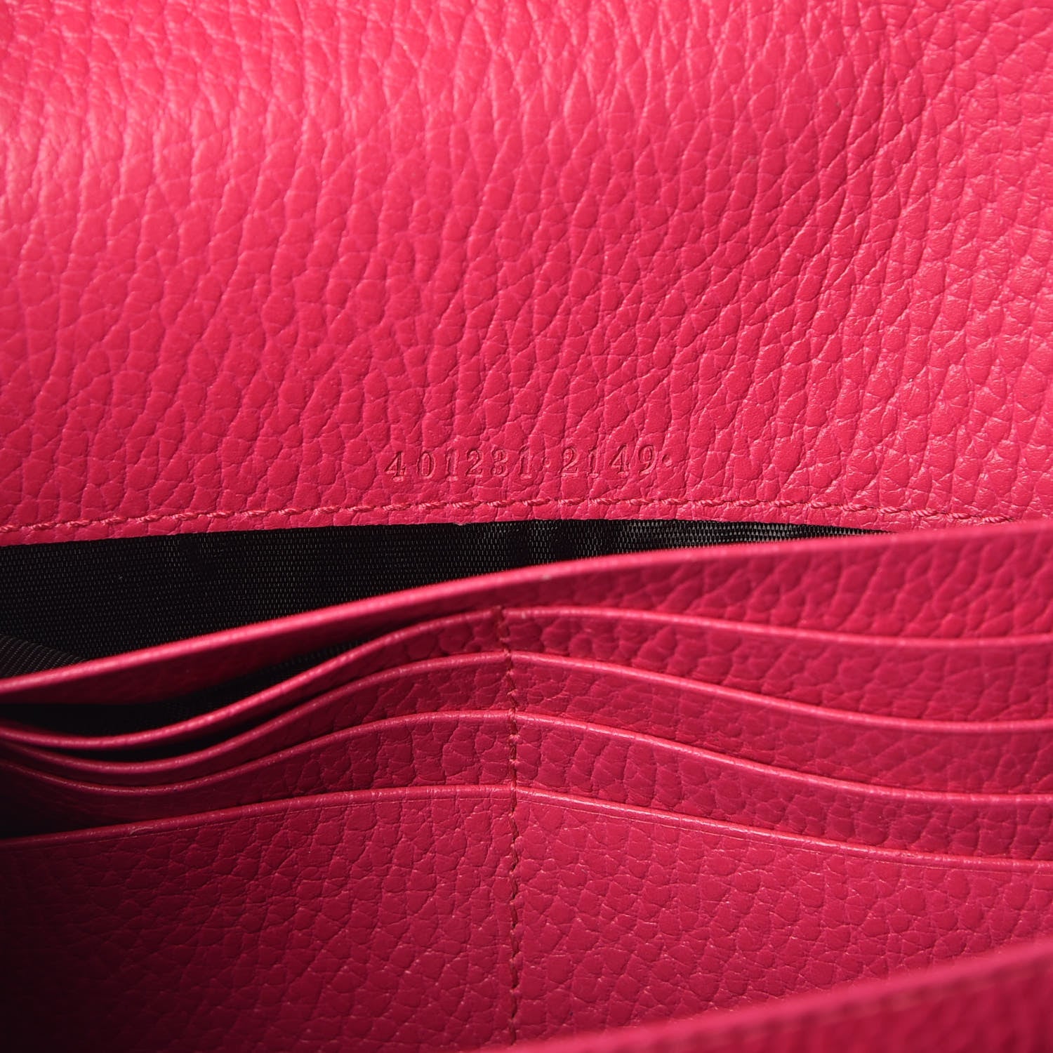 Gucci Dollar Calfskin Crystal Mini Dionysus Chain Wallet Box Pink 7 of 10