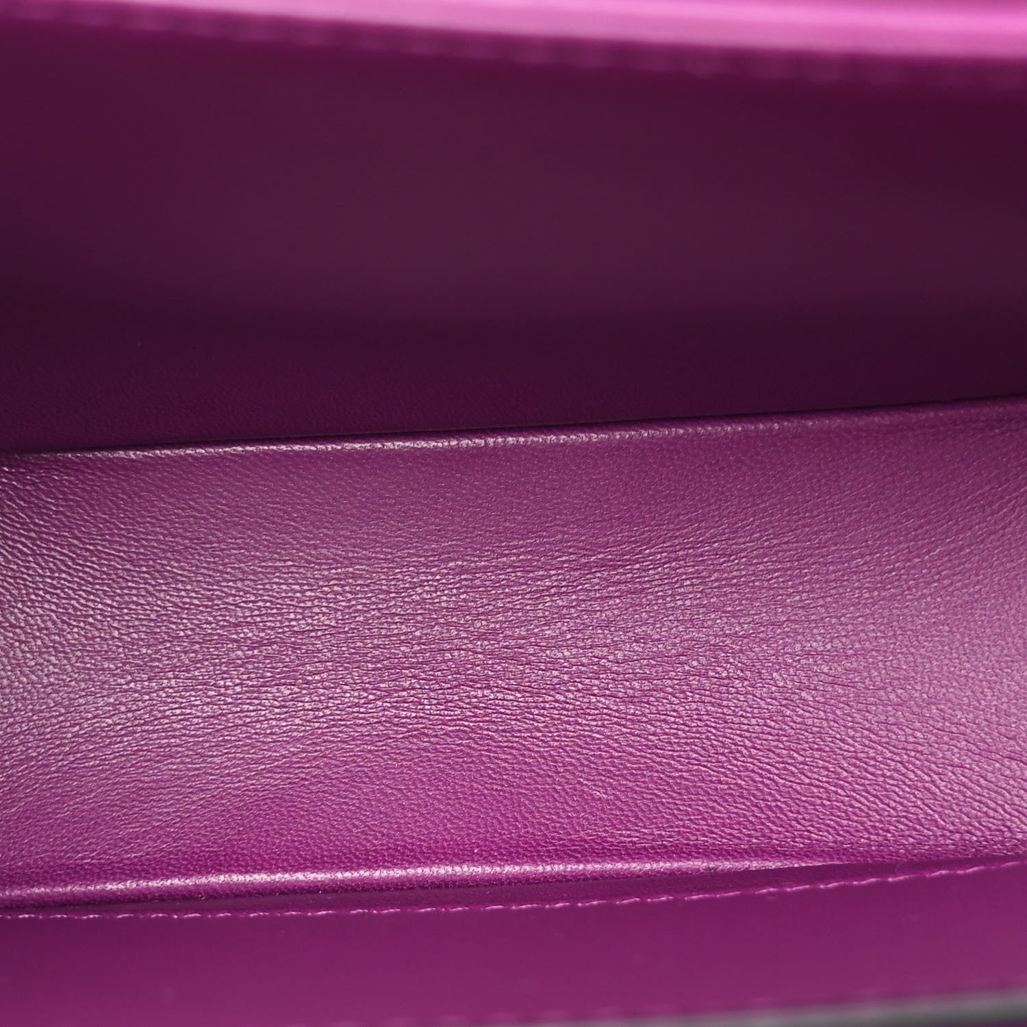 Valentino Garavani Nappa One Stud Chain Clutch Prune 5 of 11