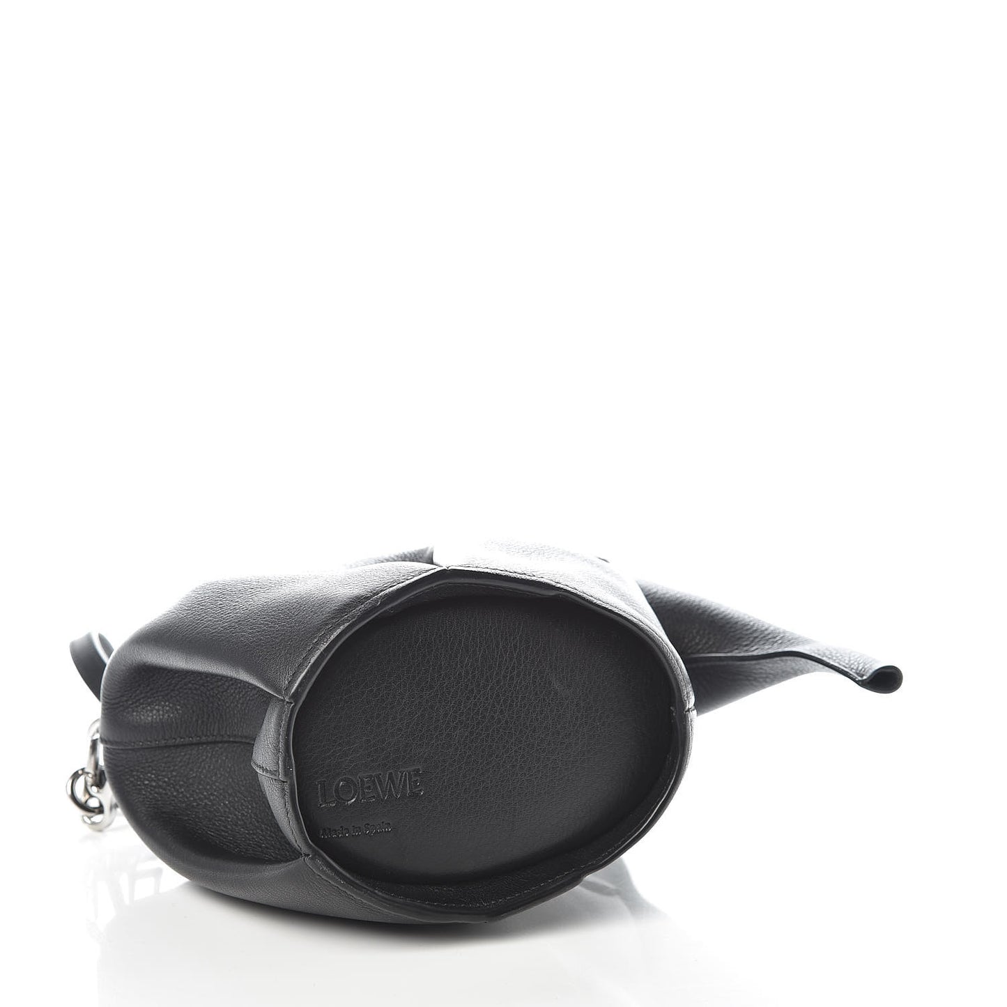 Calfskin Mini Elephant Crossbody Bag Black