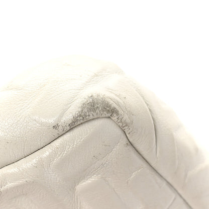 Fendi Nappa FF 1974 Embossed Mini Baguette White 12 of 12