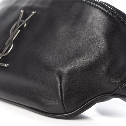 Saint Laurent Grain De Poudre Monogram Belt Bag Black 9 of 9