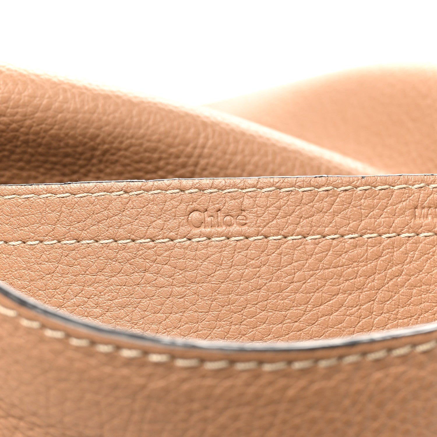 Chloe Calfskin Medium Marcie Round Crossbody Bag Nut 6 of 11