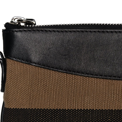 Burberry House Check Derby Peyton Crossbody Clutch Bag Black 13 of 14