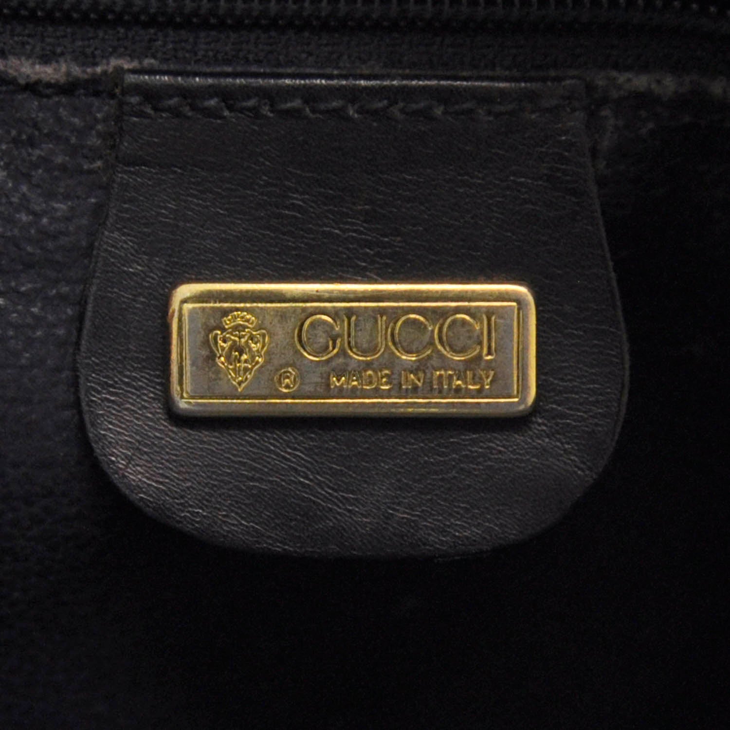 Gucci Monogram Shoulder Bag Navy 8 of 9