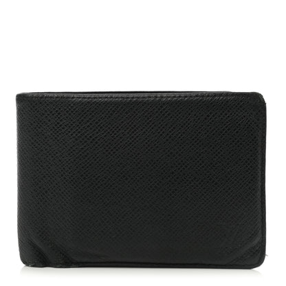 Louis Vuitton Taiga Slender Wallet Black 1 of 9