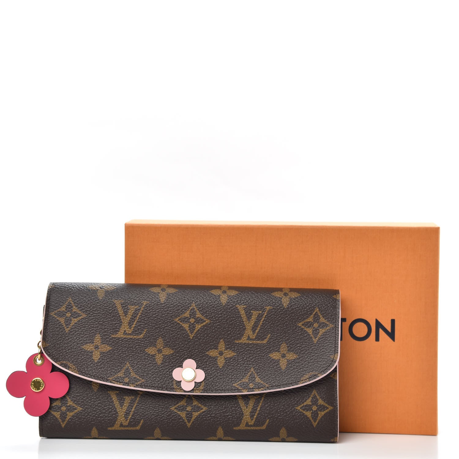 Louis Vuitton Monogram Bloom Flower Emilie Wallet 7 of 7