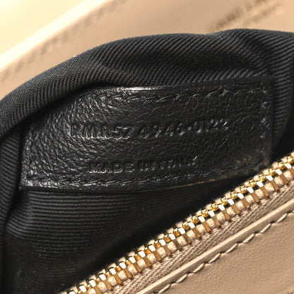 Saint Laurent Calfskin Y Quilted Monogram Medium Loulou Chain Satchel Dark Beige 7 of 10