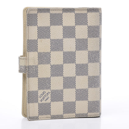 Louis Vuitton Damier Azur Small Ring Agenda Cover 2 of 11