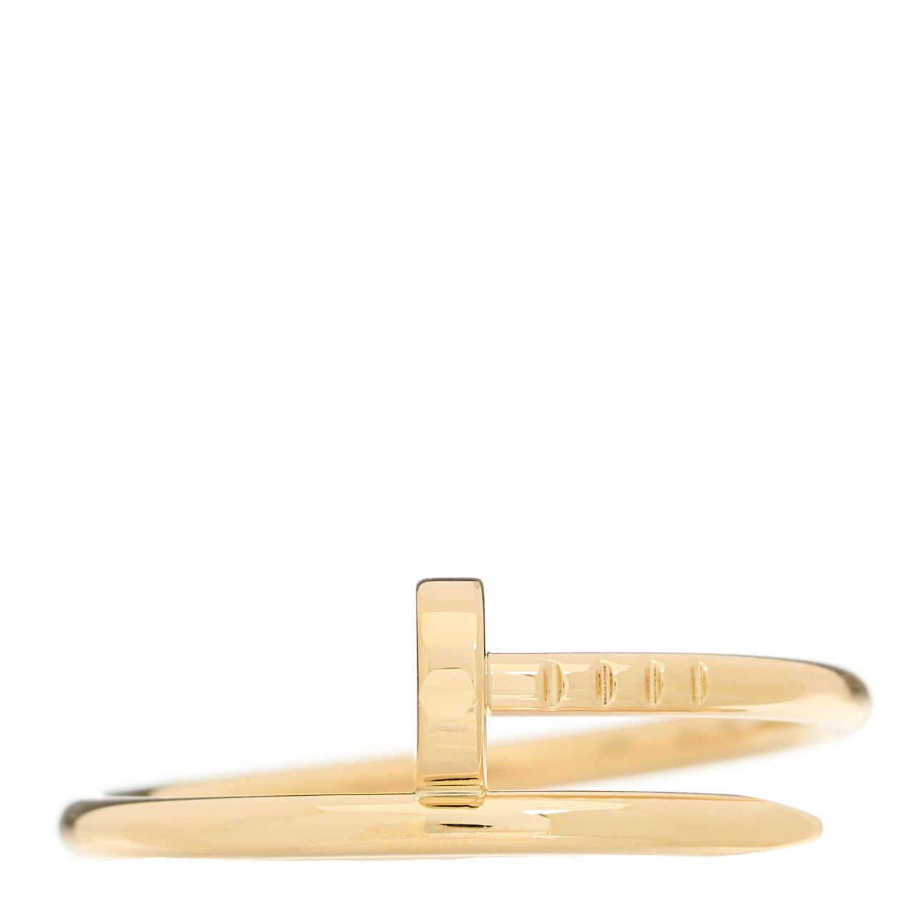 Cartier 18K Yellow Gold Small Juste Un Clou Ring 60 9 1 of 6