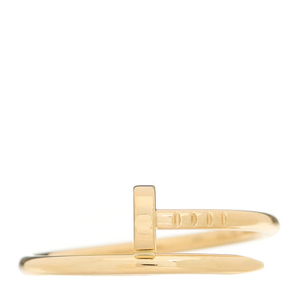 Cartier 18K Yellow Gold Small Juste Un Clou Ring 60 9 1 of 6
