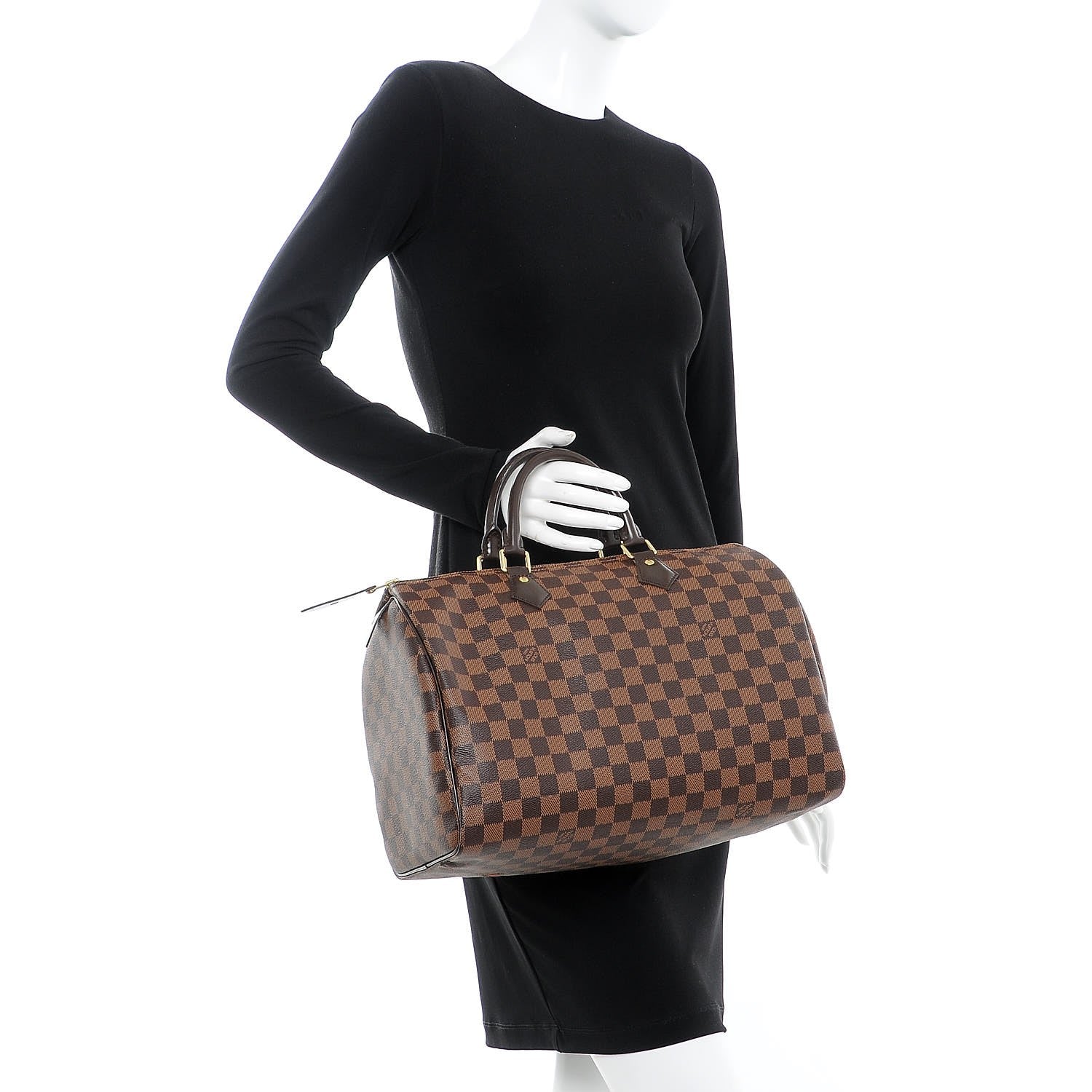 Louis Vuitton Damier Ebene Speedy 35 2 of 9