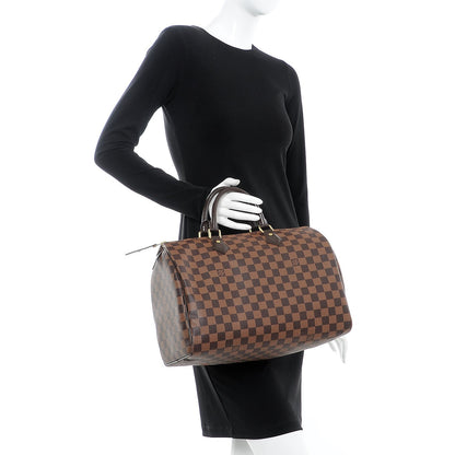 Louis Vuitton Damier Ebene Speedy 35 2 of 9