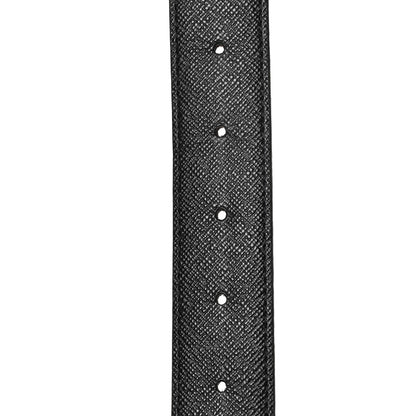 Louis Vuitton Calfskin Monogram 30mm LV Initiales Reversible Belt 80 32 Black 4 of 5