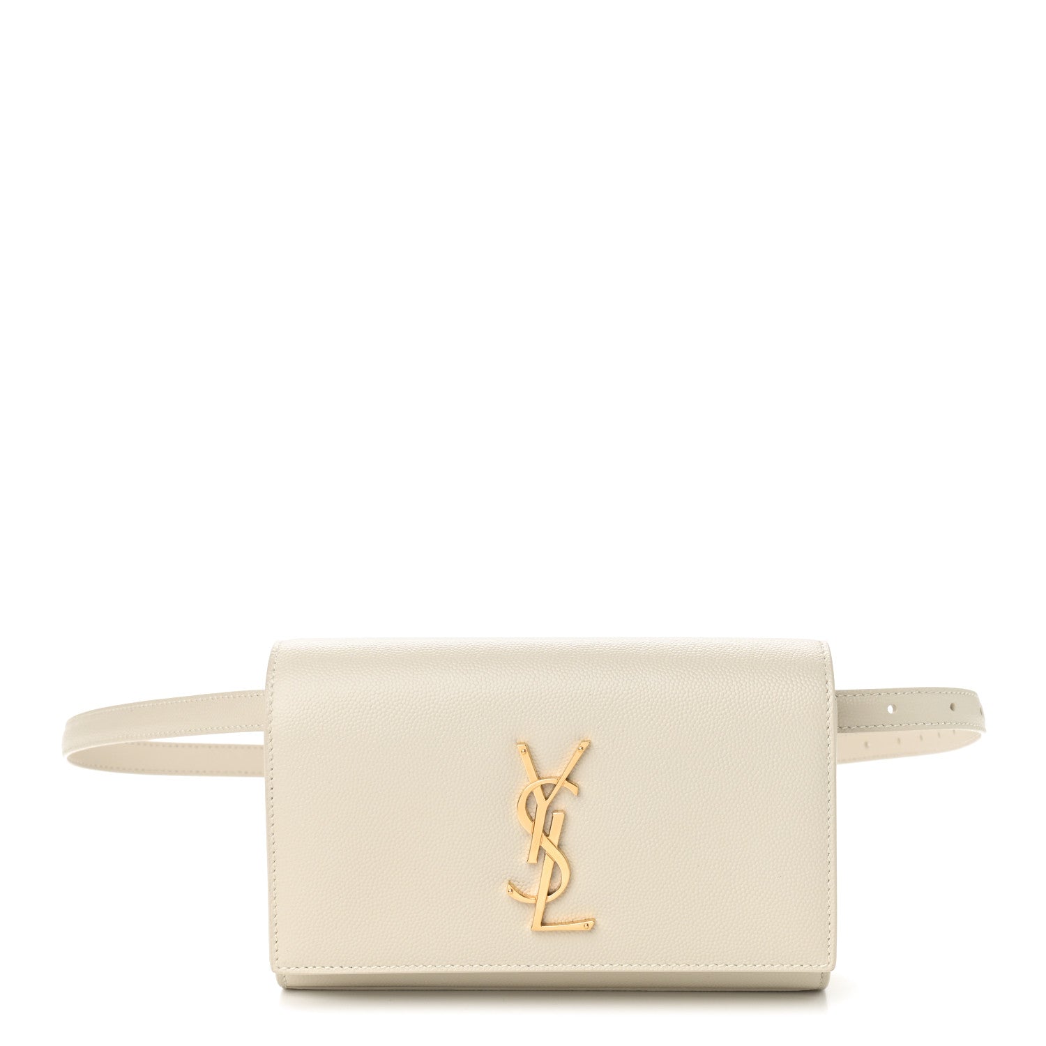 Saint Laurent Grain De Poudre Monogram Kate Belt Bag Crema Soft 1 of 7
