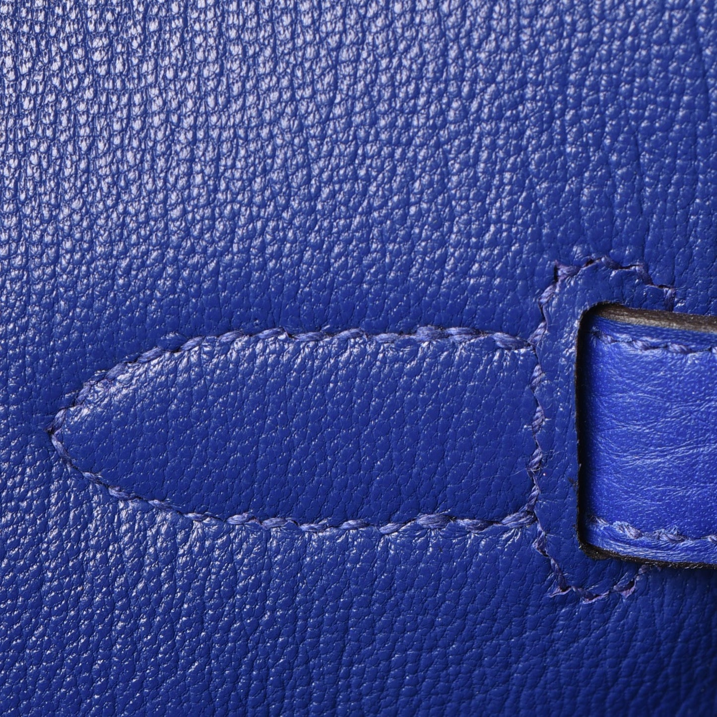 Togo Birkin 35 Bleu Electrique