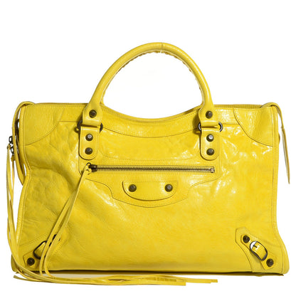 Balenciaga Agneau Classic Hardware City Bouton D Or 1 of 13