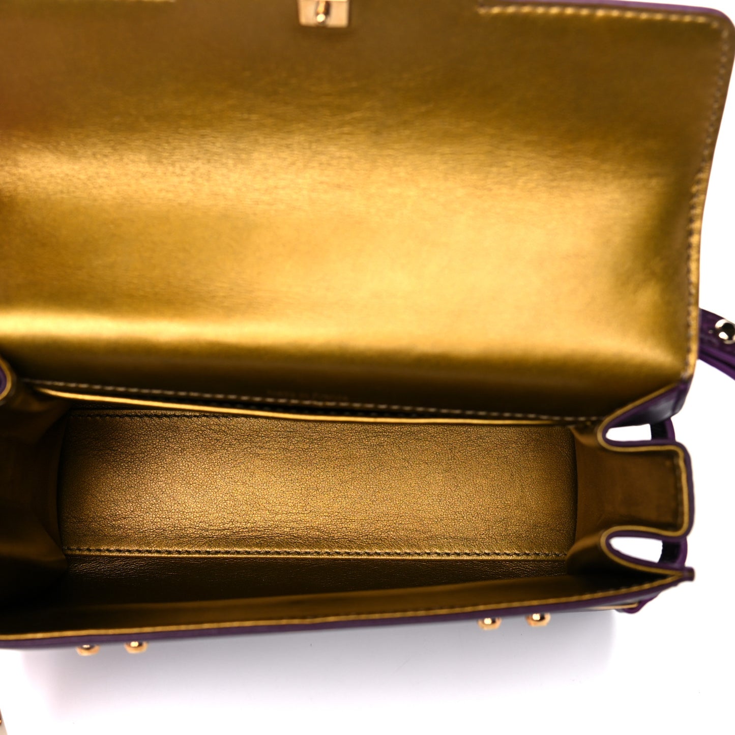 Smooth Calfskin Mini Tempete Satchel Prune