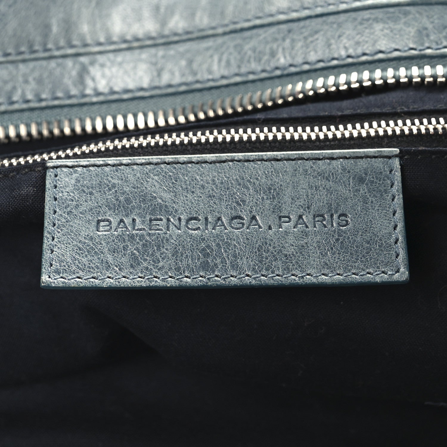 Balenciaga Agneau Giant Brogues Hardware Mid Day Sky 7 of 13