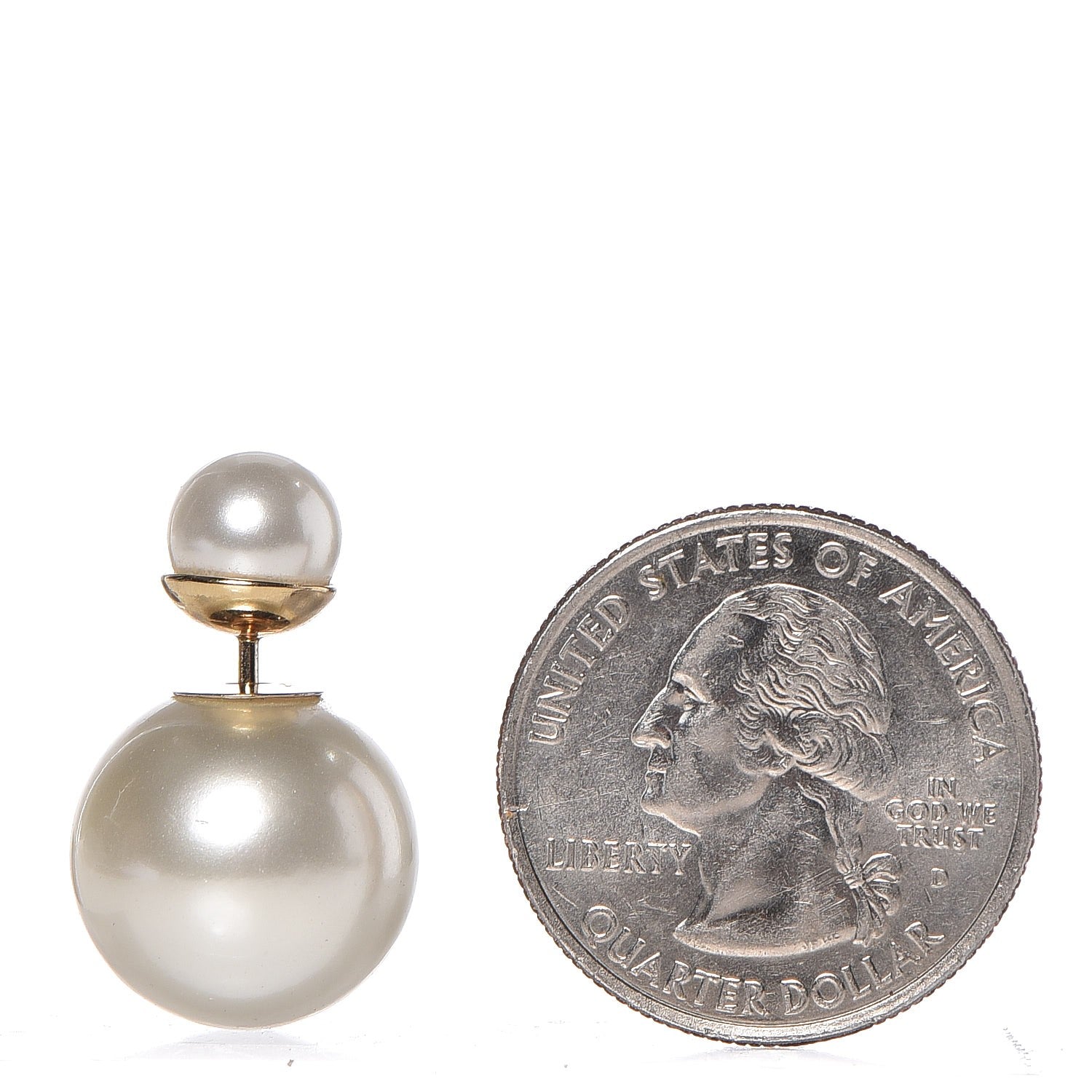 Christian Dior Pearl Mise En Dior Tribal Earrings 2 of 4