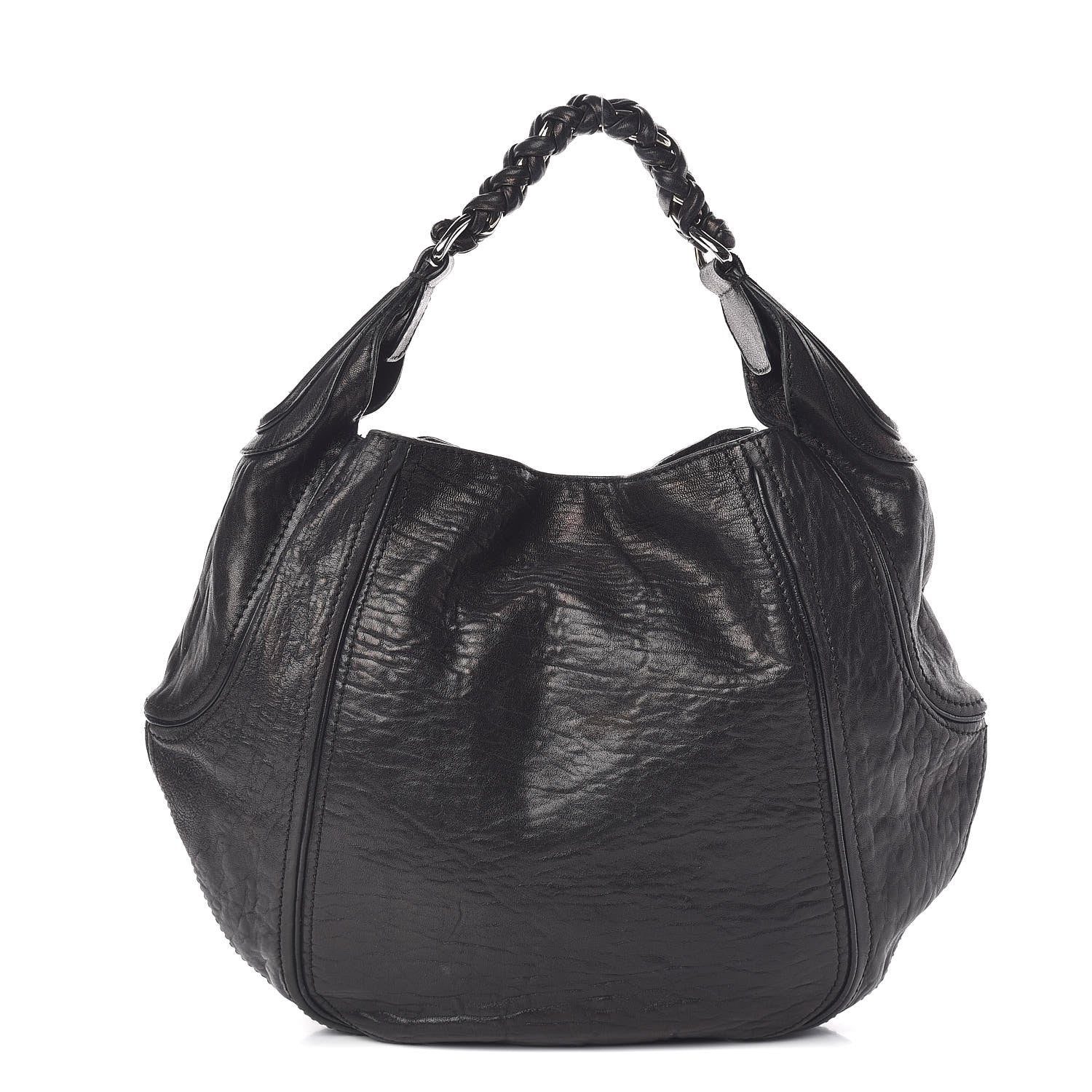 Givenchy Tumbled Sheepskin Eclipse Hobo Black 1 of 13