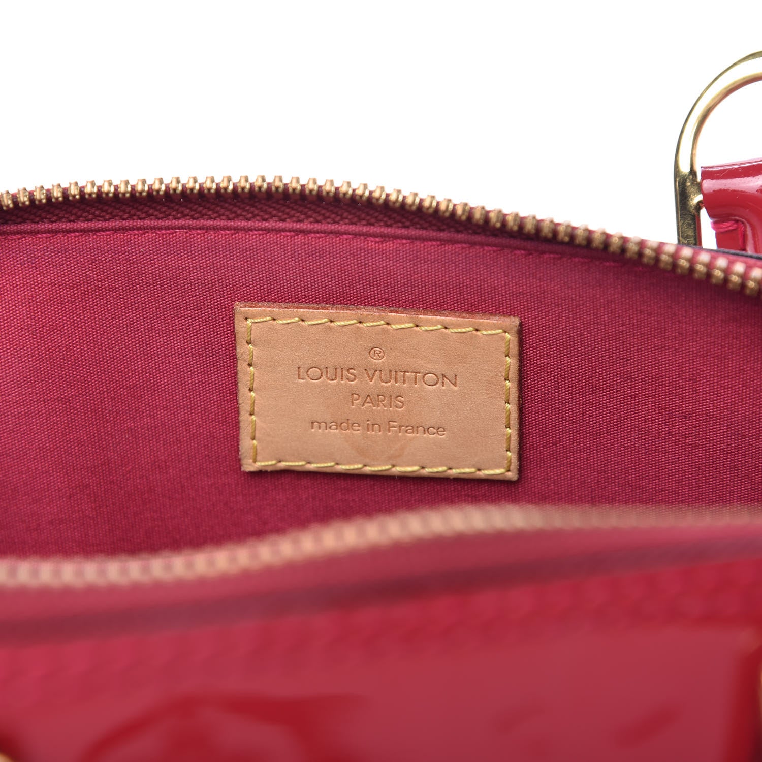 Louis Vuitton Vernis Alma BB Rose Indien 8 of 9