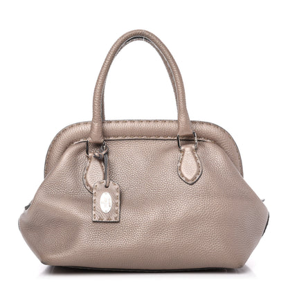 Fendi Cuoio Romano Selleria Adele 1328 Bag Peltro 1 of 12