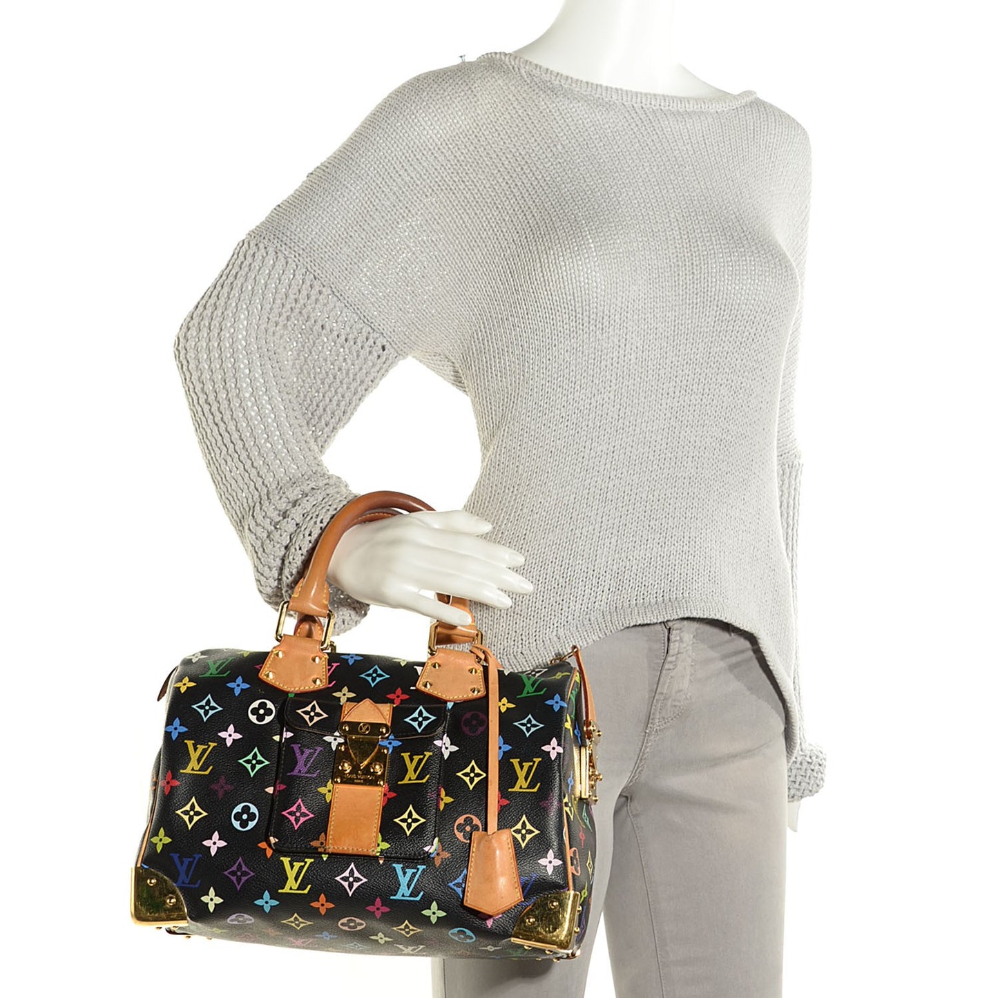 Monogram Multicolor Speedy 30 Black