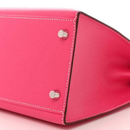Hermes Epsom Kelly Sellier 32 Rose Tyrien 10 of 11