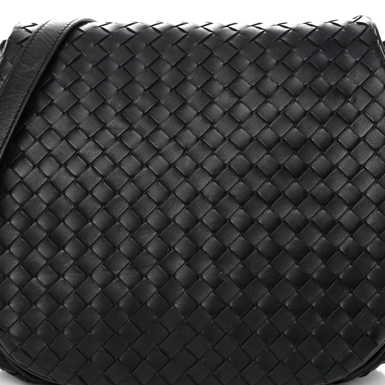 Bottega Veneta Nappa Intrecciato Messenger Bag Black 8 of 10