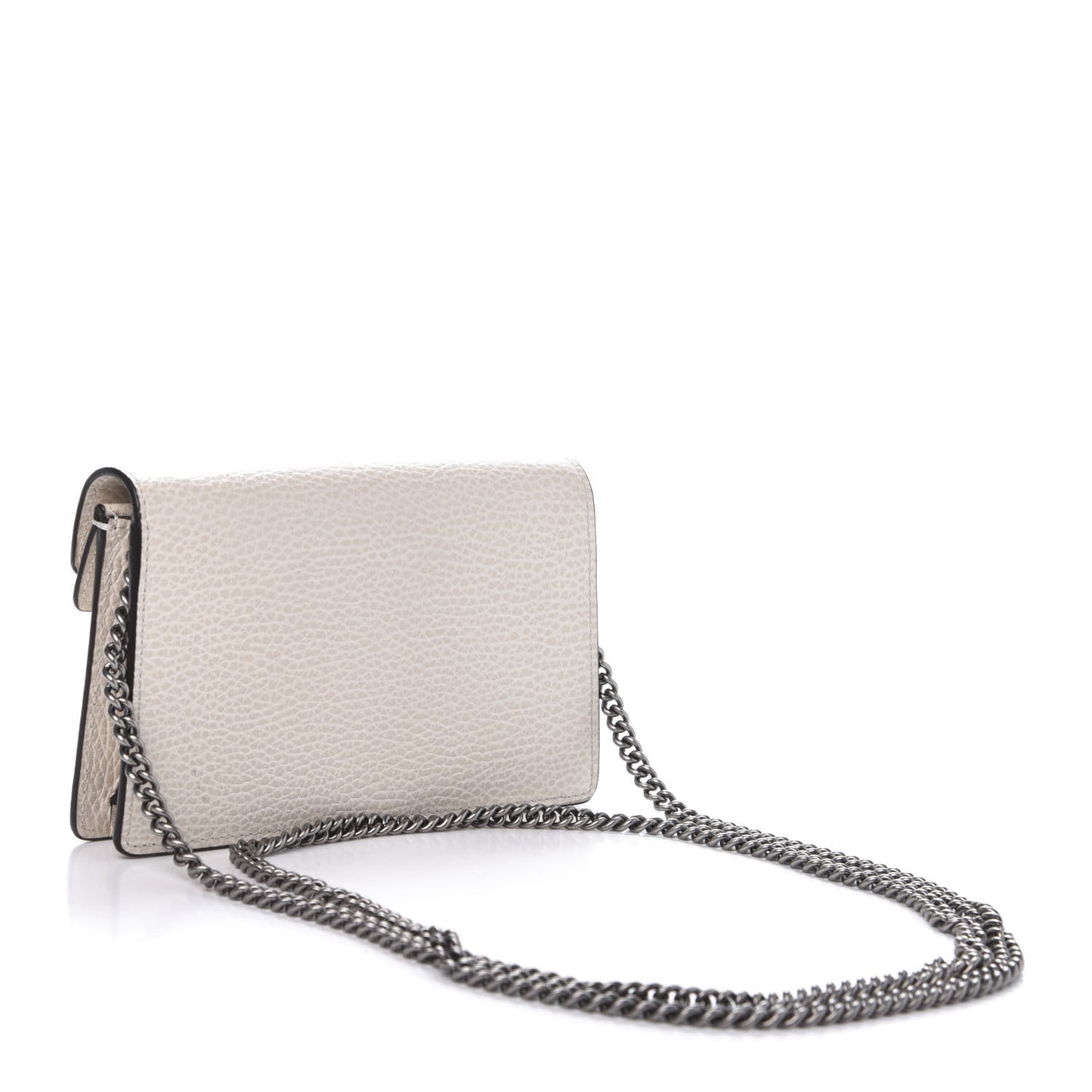 Dollar Calfskin Crystal Super Mini Dionysus Shoulder Bag Mystic White Black Diamond