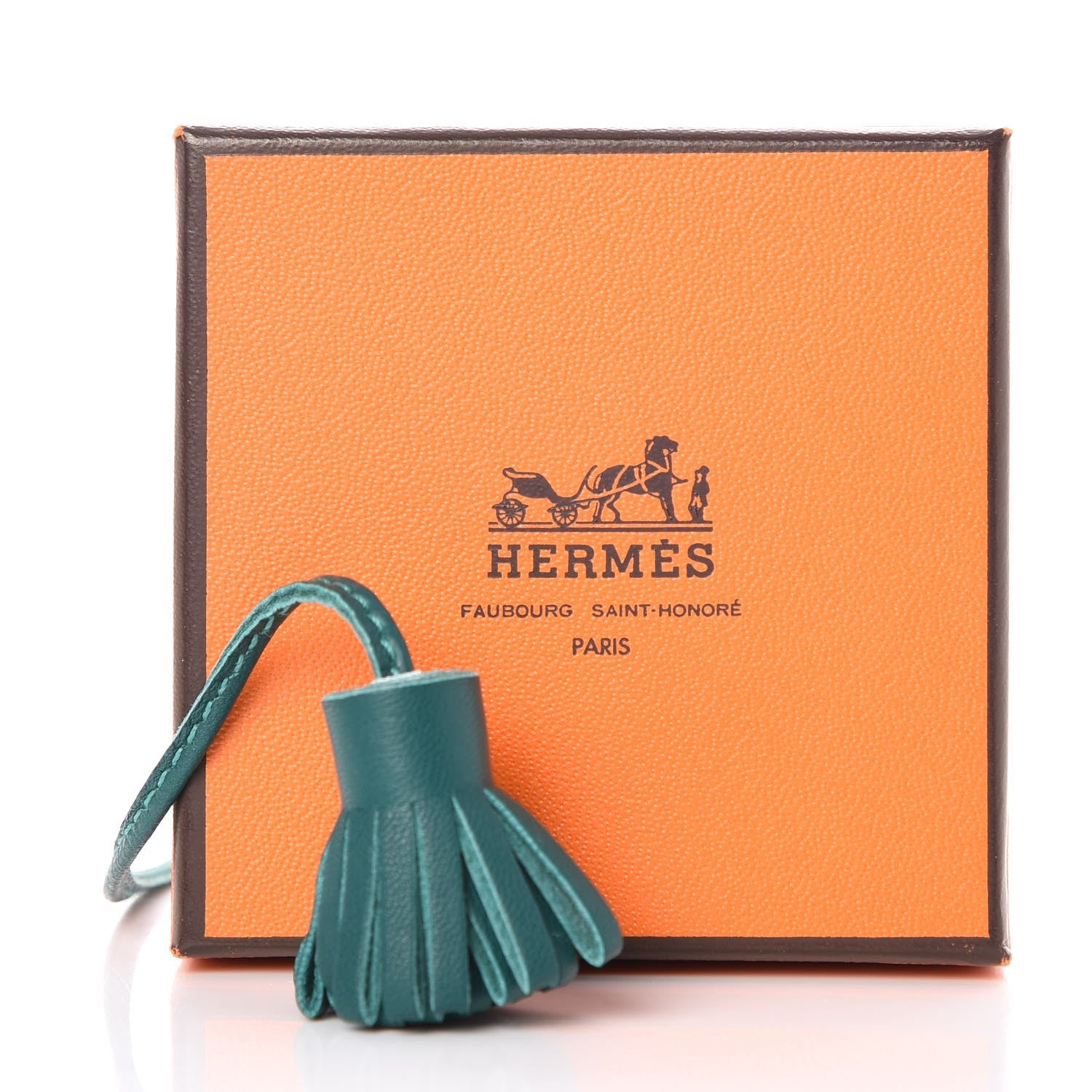 Hermes Milo Lambskin Notebook Page Marker Carmencita GM Malachite 5 of 5
