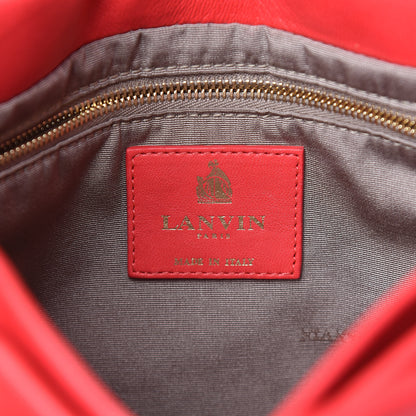 Lanvin Lambskin Quilted Medium Sugar Flap Shoulder Bag Framboise Raspberry 8 of 10
