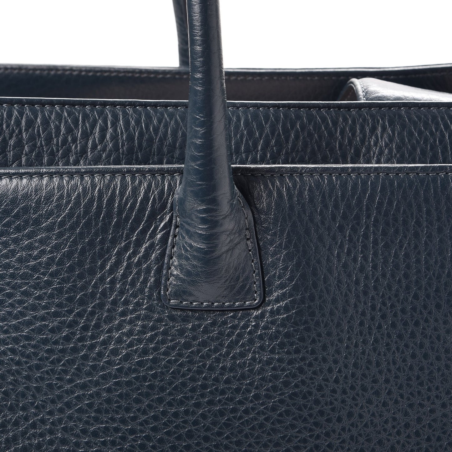 Deerskin Cerf Executive Shopper Tote Dark Blue