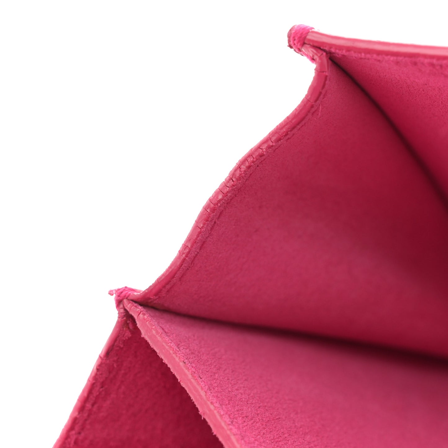 Calfskin Small Classic Y Satchel Fuchsia