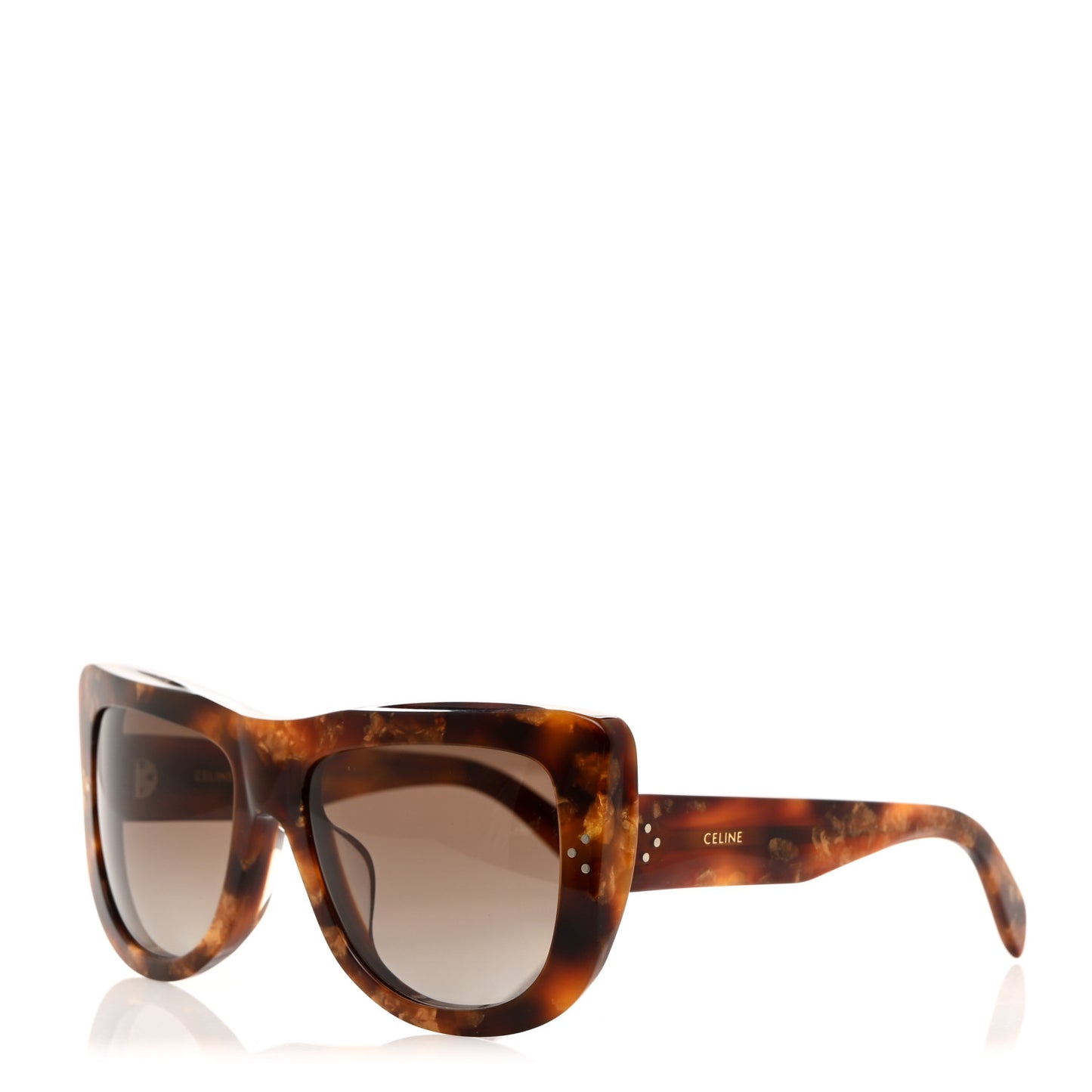 Acetate Square Sunglasses CL40157U Brown