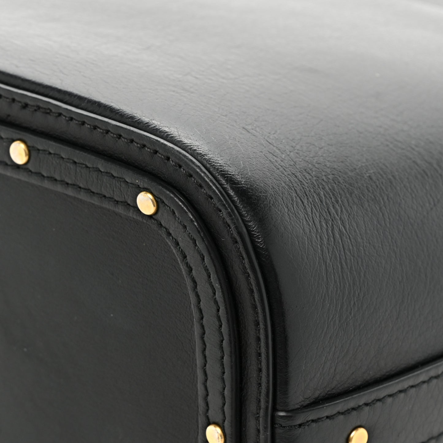 Smooth Calfskin Small Roy Bucket Bag Black
