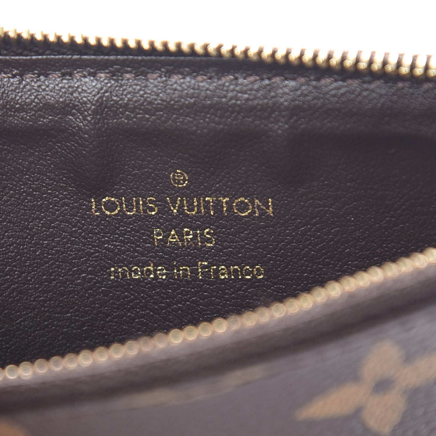 Monogram Josephine Wallet Zippered Insert Fuchsia