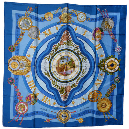 Hermes Silk La Ronde des Heures Scarf 90 2 of 5